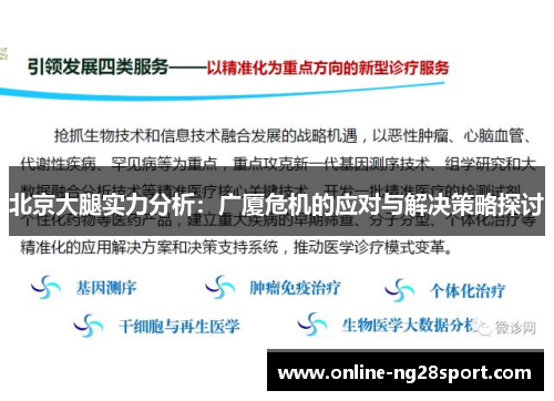 北京大腿实力分析：广厦危机的应对与解决策略探讨